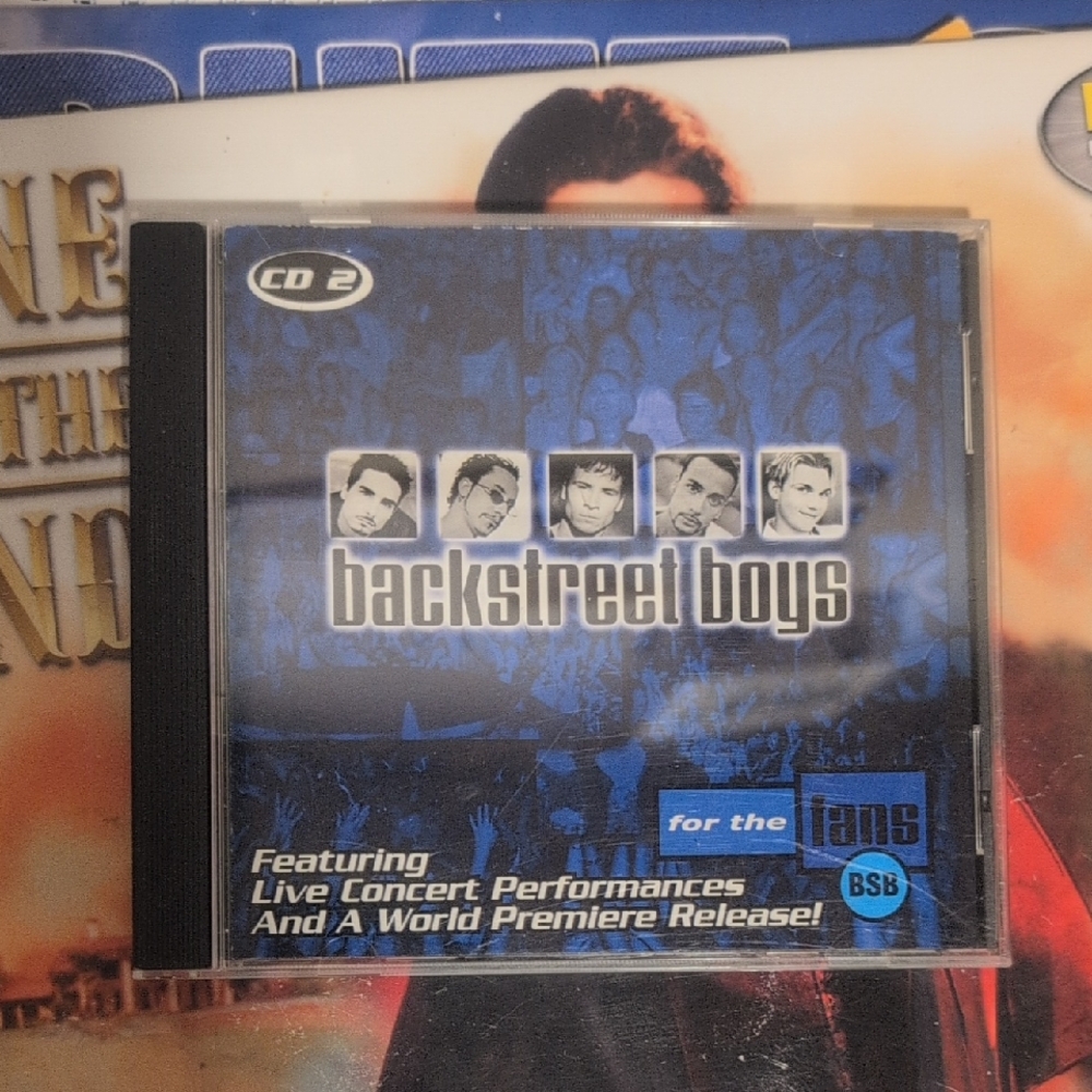 Backstreet Boys For The Fans CD Blue Disc Two Burger King 2000 Y2K BSB Jive